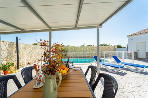 Patio, Balcony/Terrace, Pool view, Swimming pool, sunbed