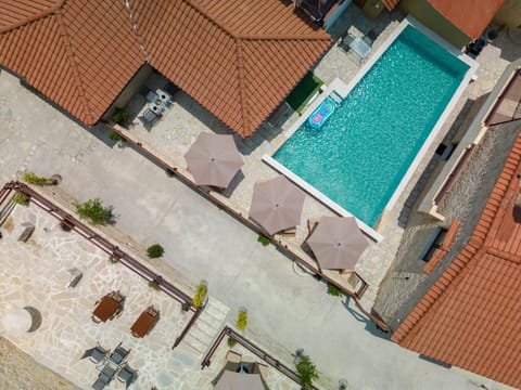 Bird's eye view, Pool view, Swimming pool, sunbed