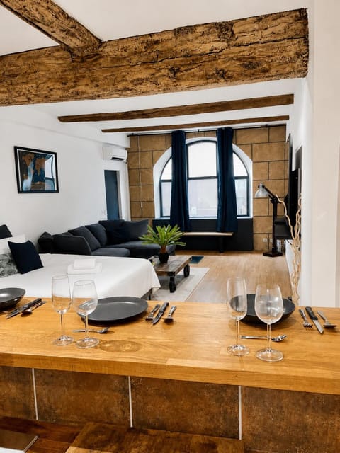 Living room, Dining area, Bedroom