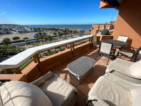 View (from property/room), Balcony/Terrace, Sea view