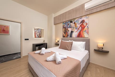 Bed, Bedroom, air conditioner