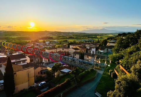 Nearby landmark, Sunset