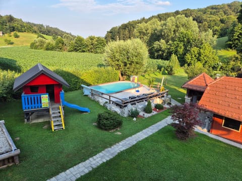Property building, Day, Natural landscape, Children play ground, Garden, Balcony/Terrace, Garden view, Pool view, Swimming pool, Swimming pool, sunbed