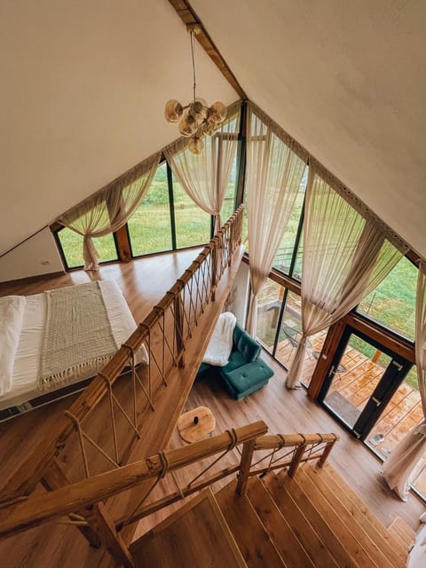 Bed, Living room, Photo of the whole room, Seating area, Bedroom