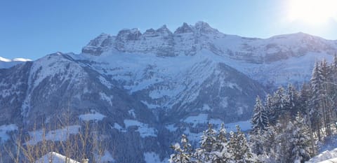 Nearby landmark, Day, Natural landscape, Winter, Skiing, Mountain view