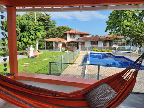 Property building, Pool view
