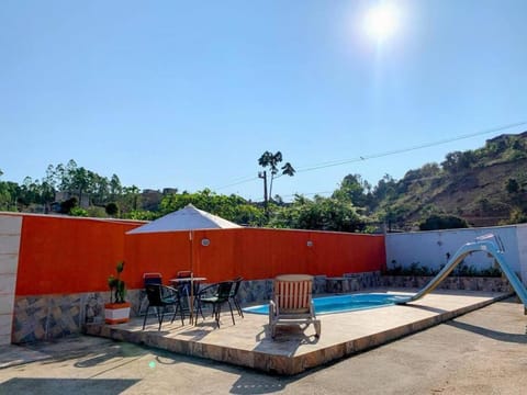 Natural landscape, Swimming pool, sunbed