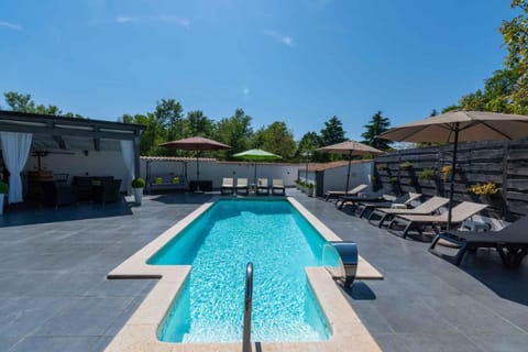 Summer, Garden, Swimming pool