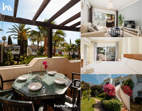 Property building, Patio, Communal lounge/ TV room, Day, TV and multimedia, View (from property/room), Balcony/Terrace, Balcony/Terrace, Living room, Seating area, Dining area, Garden view, air conditioner
