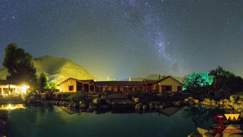 Property building, Night, Bird's eye view