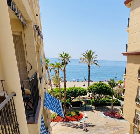 Property building, Day, Natural landscape, View (from property/room), Balcony/Terrace, Beach, Sea view