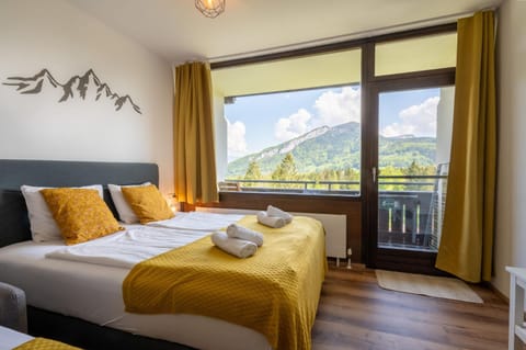 Bed, View (from property/room), Mountain view