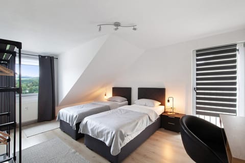Property building, Living room, Bedroom