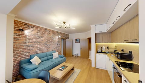 Kitchen or kitchenette, Living room, Seating area, Dining area, minibar, pet friendly, stove