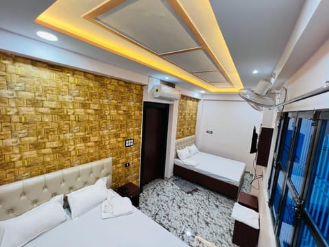 Bed, Bedroom, air conditioner
