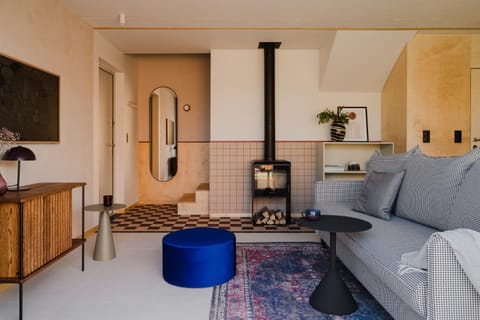 Library, TV and multimedia, Living room, Seating area, fireplace