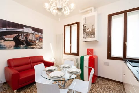Kitchen or kitchenette, Living room, Dining area, air conditioner