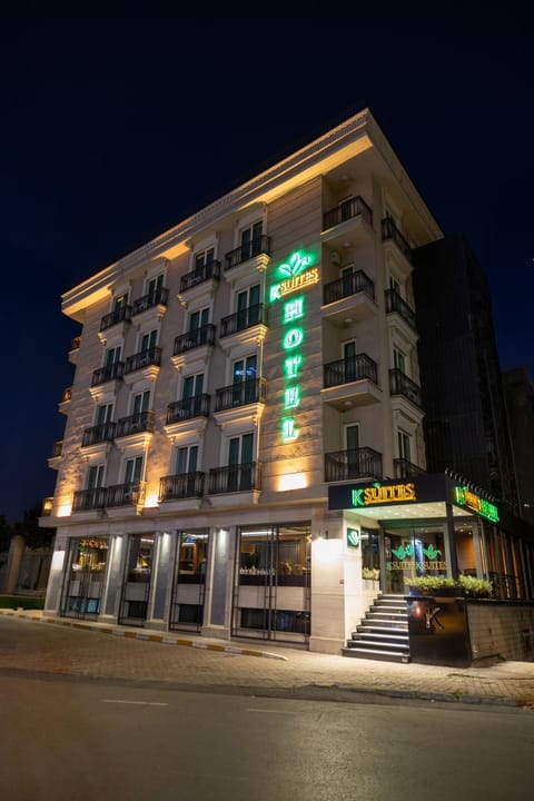 Property building, Night, Location, Parking