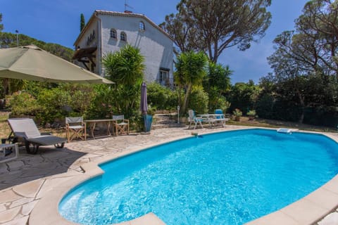 Property building, Living room, Swimming pool