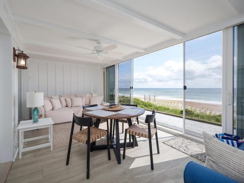Living room, Seating area, Beach, Sea view, furniture