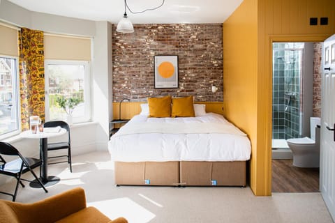 Bed, Bathroom, Bedroom