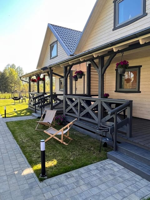Property building, Patio, Spring, Day