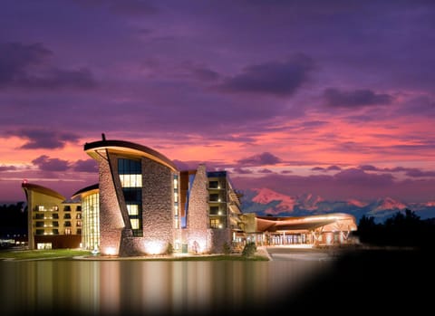 Property building, Sunset