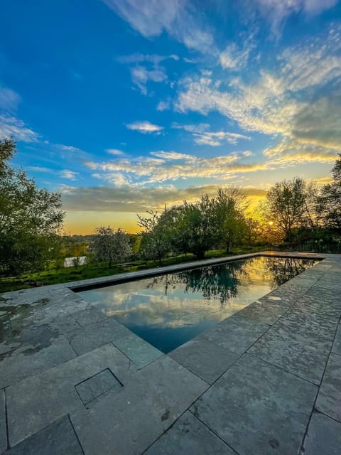 Day, Natural landscape, Pool view, Swimming pool, Swimming pool, Sunset
