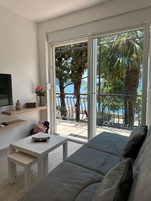 Garden, TV and multimedia, View (from property/room), Balcony/Terrace, Living room, Garden view, Sea view