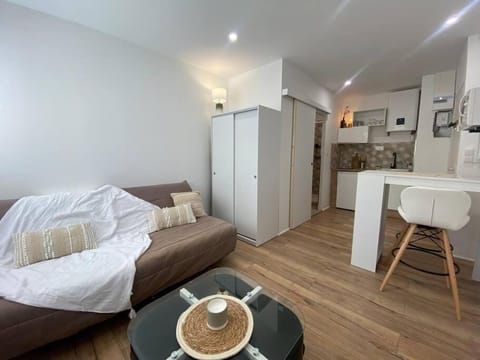 Kitchen or kitchenette, Living room, Dining area, Bedroom