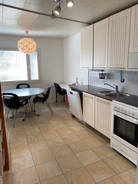 Kitchen or kitchenette, Dining area, dishwasher, oven, stove