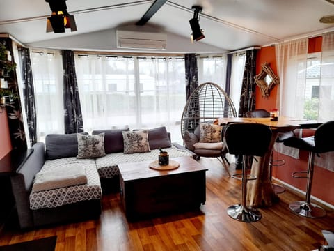 Living room, Dining area, air conditioner