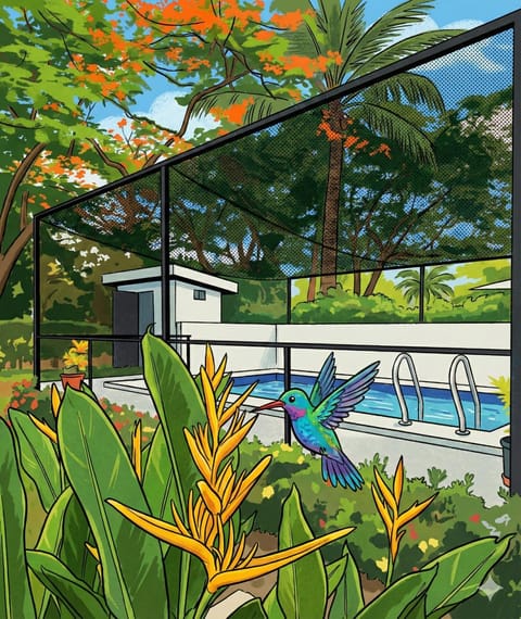 Day, Garden, Pool view, Swimming pool