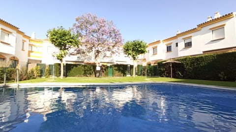 Property building, Day, Garden, Garden view, Pool view, Swimming pool