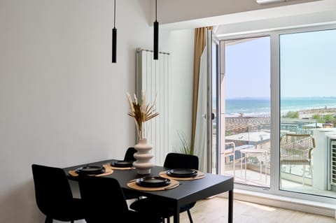 View (from property/room), Living room, Dining area, Sea view