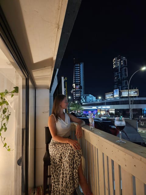 Night, View (from property/room), Balcony/Terrace, City view