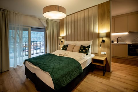 Bed, Kitchen or kitchenette, Photo of the whole room