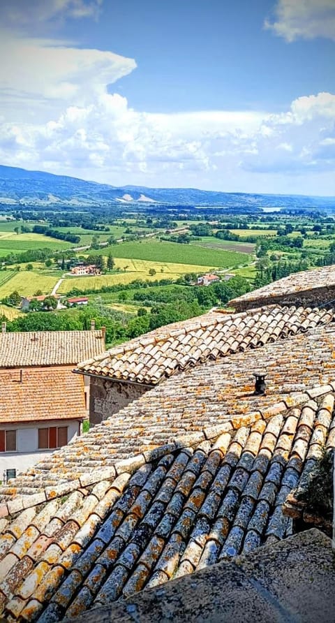 Natural landscape, Bird's eye view, Mountain view