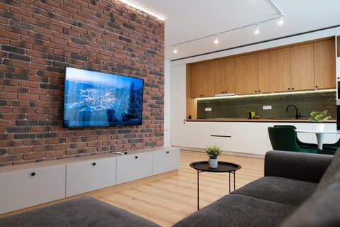 Communal lounge/ TV room, TV and multimedia, Kitchen or kitchenette, Living room, Seating area, Evening entertainment