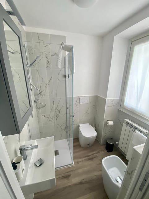 Shower, Toilet, Bathroom, bidet, towels