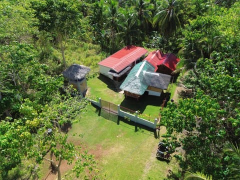 Property building, Facade/entrance, Natural landscape, Bird's eye view, Garden, Garden view