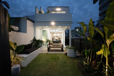 Patio, Night, Garden view
