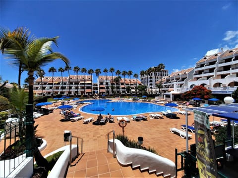 Pool view, Swimming pool, sunbed