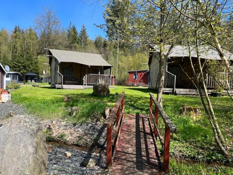 Property building, Spring, Natural landscape, Garden view