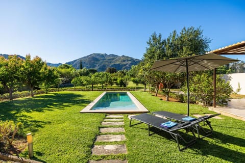 Property building, Living room, Swimming pool