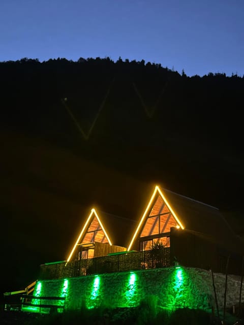 Property building, Night, Mountain view