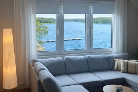 View (from property/room), Living room, Beach, Sea view