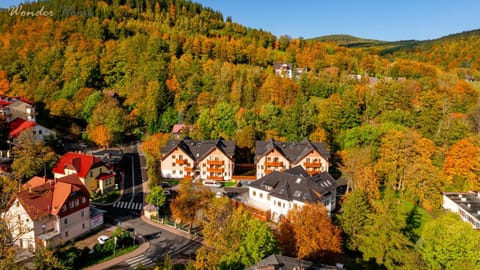 Property building, Day, Neighbourhood, Natural landscape, Bird's eye view