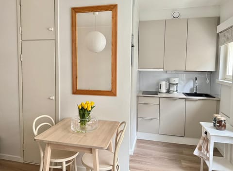 Coffee/tea facilities, Kitchen or kitchenette, Seating area, Dining area