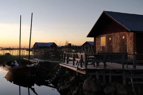 Property building, Sunset